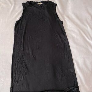 Everlane 100% Lyocell black sleeveless tank dress